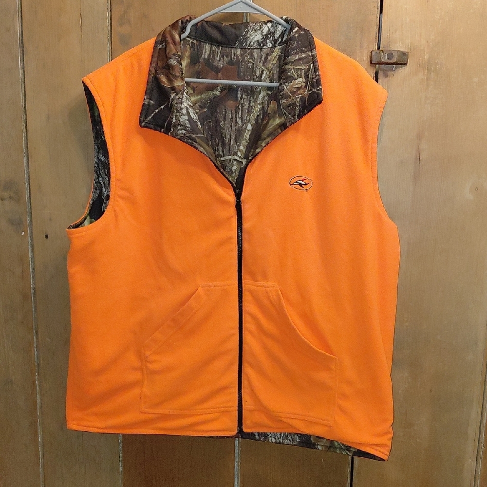 RedHead Reversible Camouflage And Bright Orange Vest Size XL